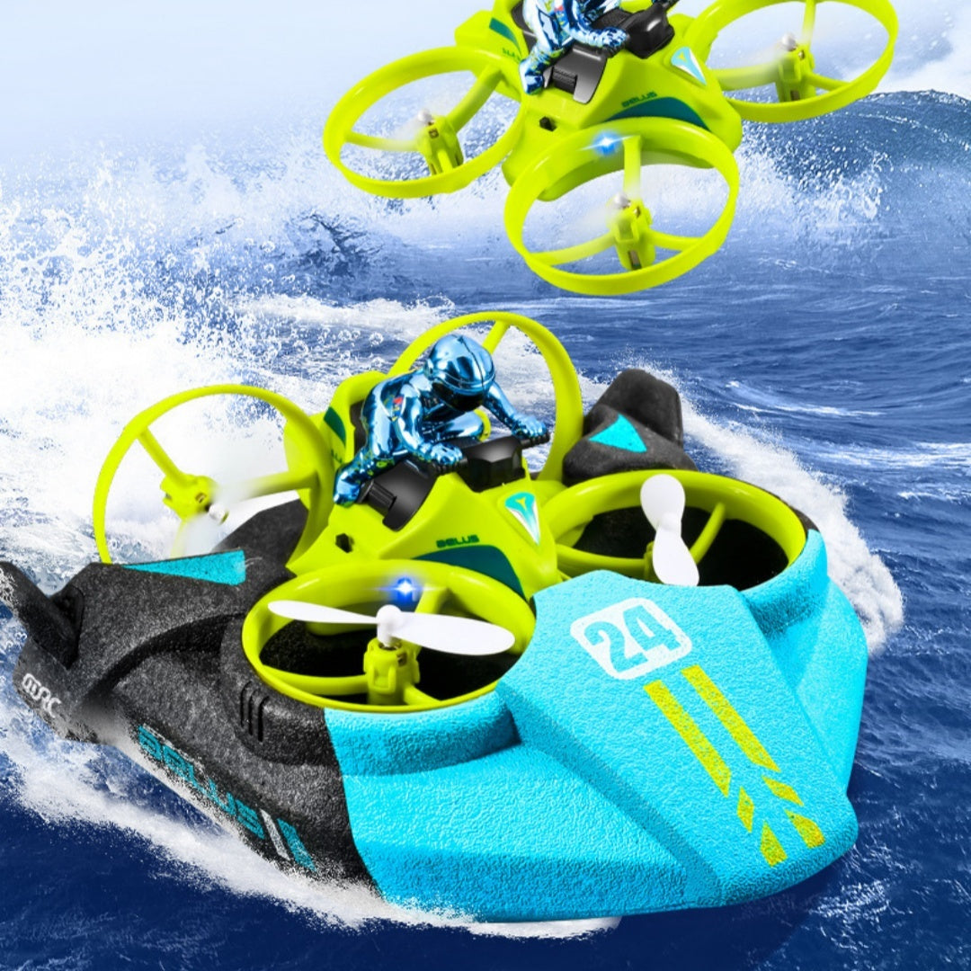 Remote Control Aircraft Children's Three-in-one Unmanned Helicopter - Wholesalus