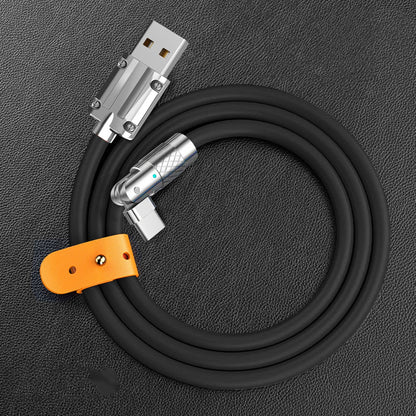 Rotatable Fast Charge Data Cable - Wholesalus