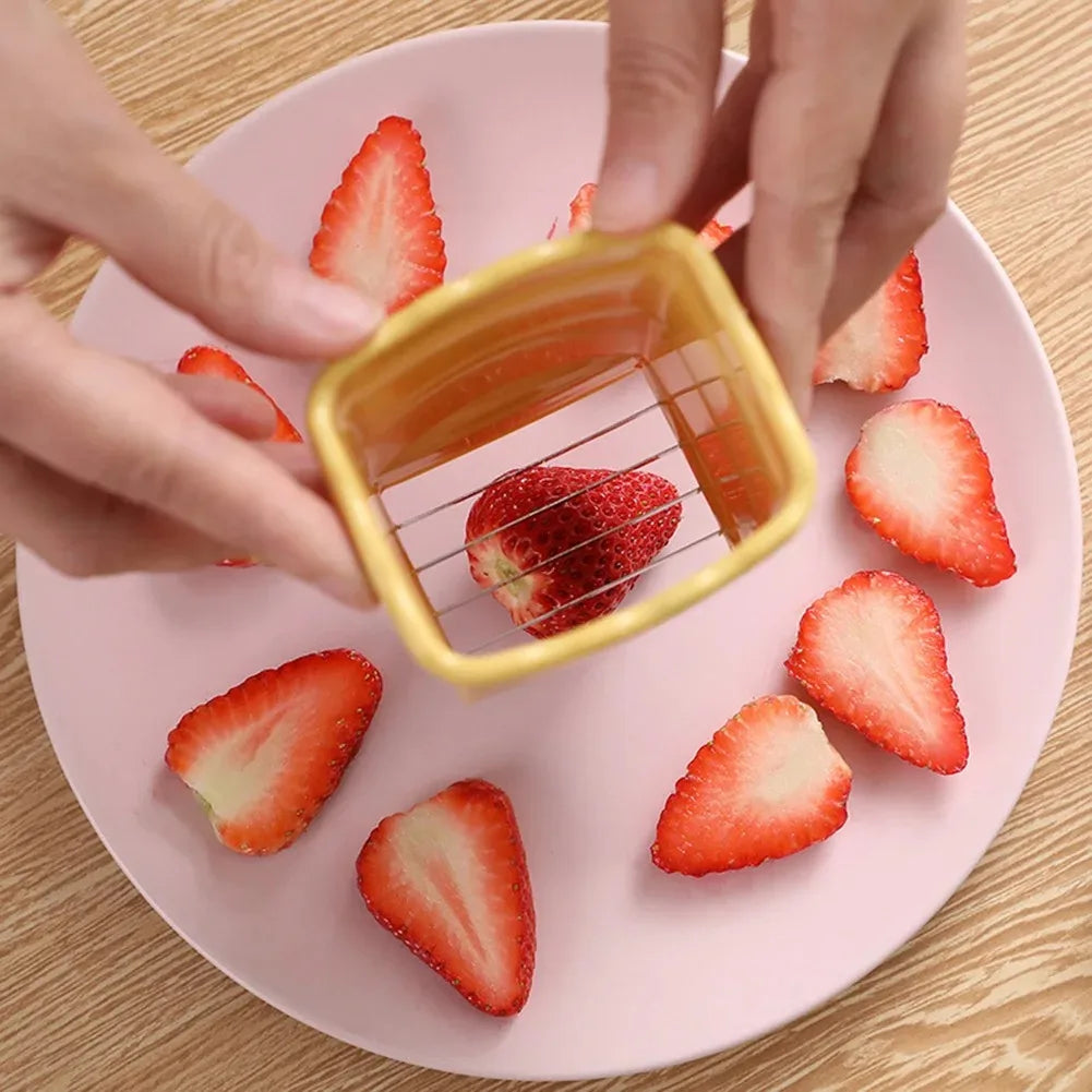 Stainless Steel Handheld Fruit Cup Slicer - Wholesalus
