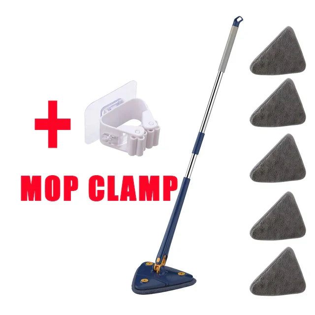 Multifunctional Triangle Self-draining Lazy Mop