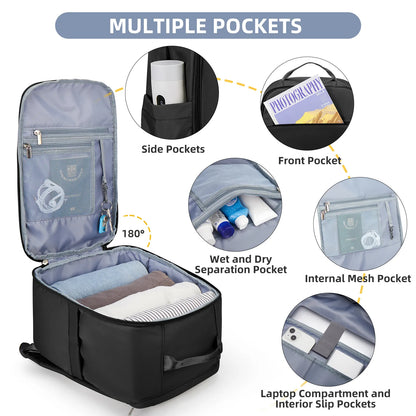 Multifunctional Travel Backpack Cabin Bag - Wholesalus