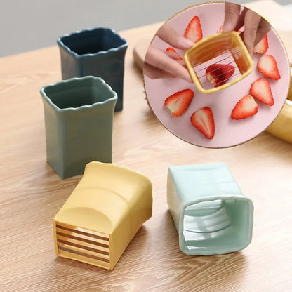 Stainless Steel Handheld Fruit Cup Slicer - Wholesalus
