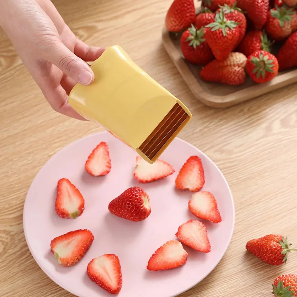 Stainless Steel Handheld Fruit Cup Slicer - Wholesalus