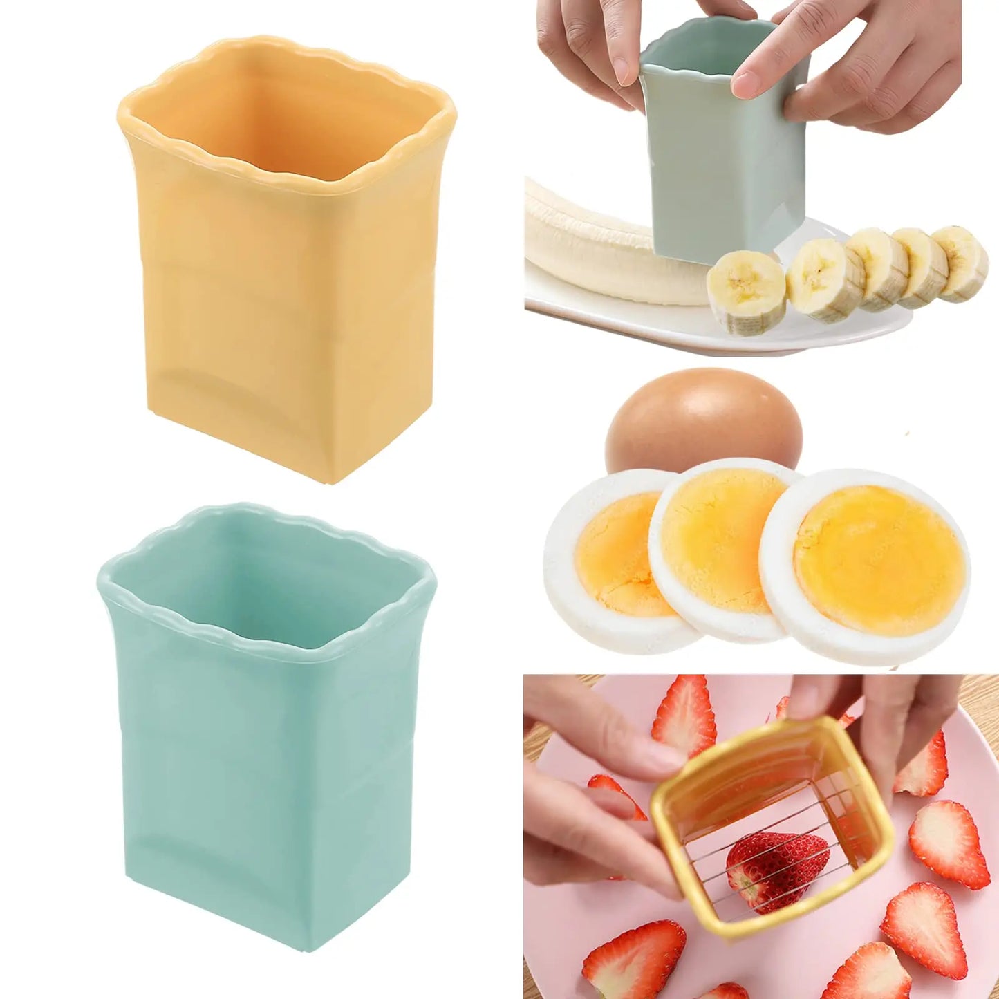 Stainless Steel Handheld Fruit Cup Slicer - Wholesalus