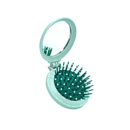 Foldable Mini Comb with Mirror - Wholesalus
