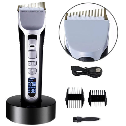 Professional LCD Inclined Hair Trimmer - Wholesalus