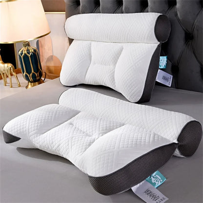 Anti-Traction Zoned Knitted Neck Support Pillow - Wholesalus