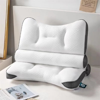 Anti-Traction Zoned Knitted Neck Support Pillow - Wholesalus