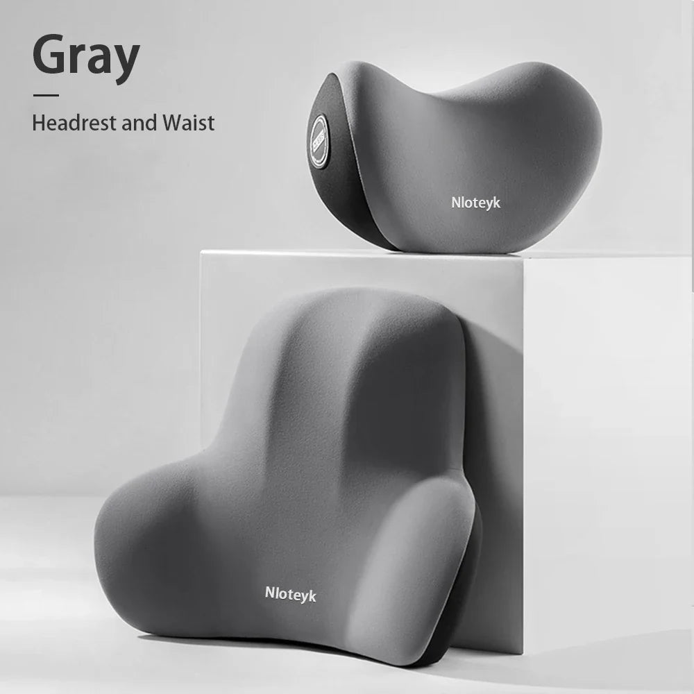 Car Lumbar Support Back Cushion and Neck Pillow