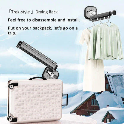 Foldable Wall Mounted Drying Rack - Wholesalus
