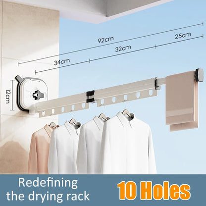 Foldable Wall Mounted Drying Rack - Wholesalus