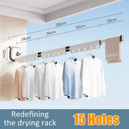 Foldable Wall Mounted Drying Rack - Wholesalus