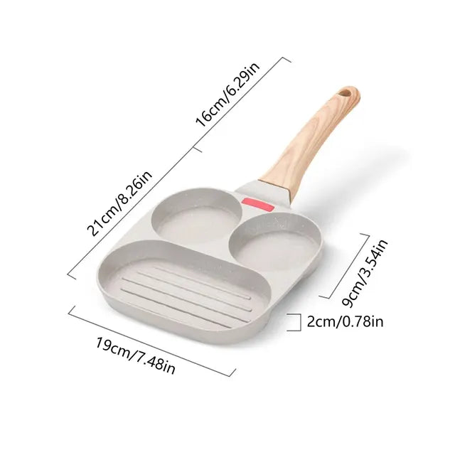 Multifunctional 3 In 1 Non-Stick Frying Pan - Wholesalus