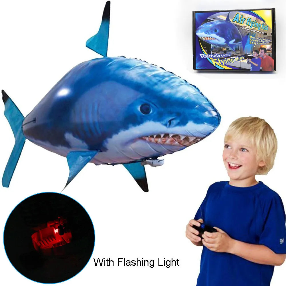 Inflatable Remote Control Shark Fish Toy