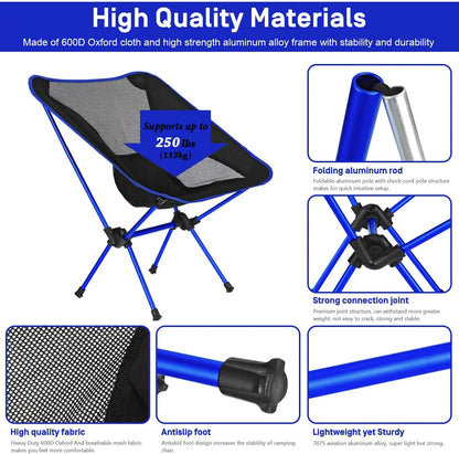 Detachable Aluminum Lightweight Chair - Wholesalus
