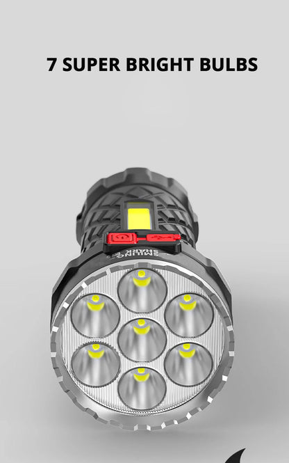 Ultra Powerful LED Rechargeable Flashlight - Wholesalus