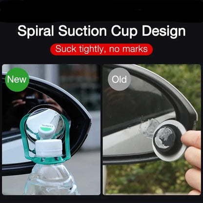 Car 360 Degree Wide Angle Blind Spot Mirror - Wholesalus