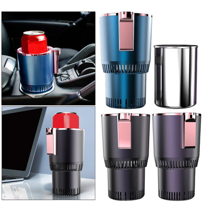 2 in 1 Smart  Car Heating Cooling Cup Holder - Wholesalus