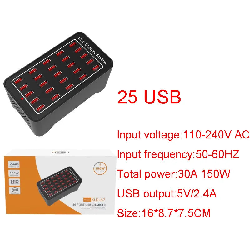 Desktop Multiple USB Charging Hub - Wholesalus