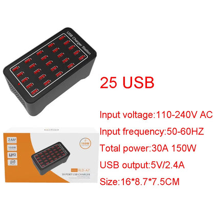 Desktop Multiple USB Charging Hub - Wholesalus