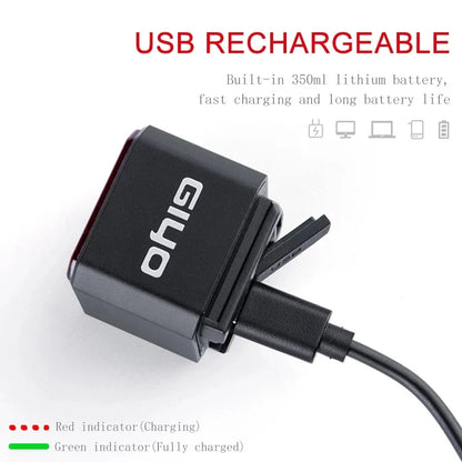 USB Smart Bicycle Brake Tail Light - Wholesalus