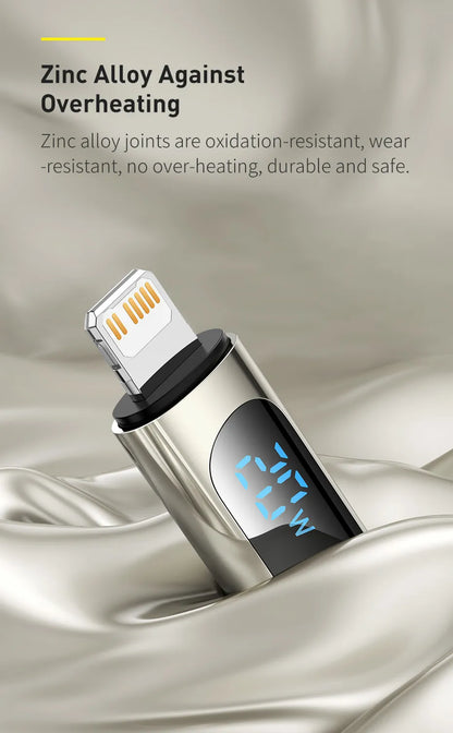 Digital Display Fast Charging Data Cable - Wholesalus