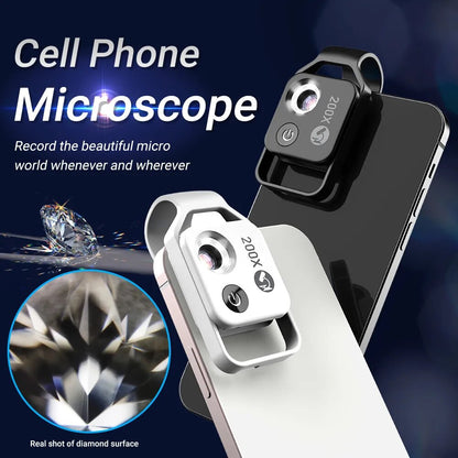 Portable Mobile LED Microscope Lens - Wholesalus