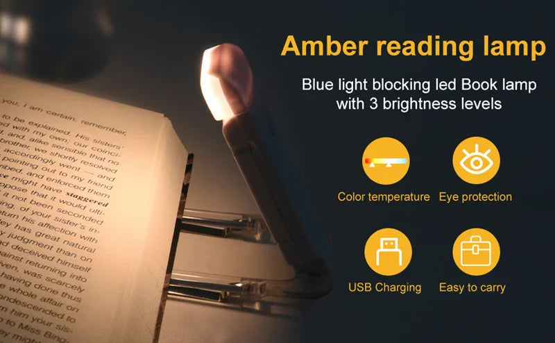 LED USB Rechargeable Reading Light