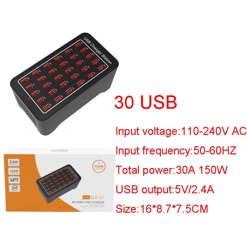 Desktop Multiple USB Charging Hub - Wholesalus