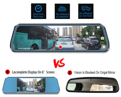 AutoGuard Mirror Dashcam - Wholesalus