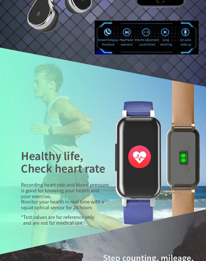 Wireless Smart Bracelet With Headset - Wholesalus