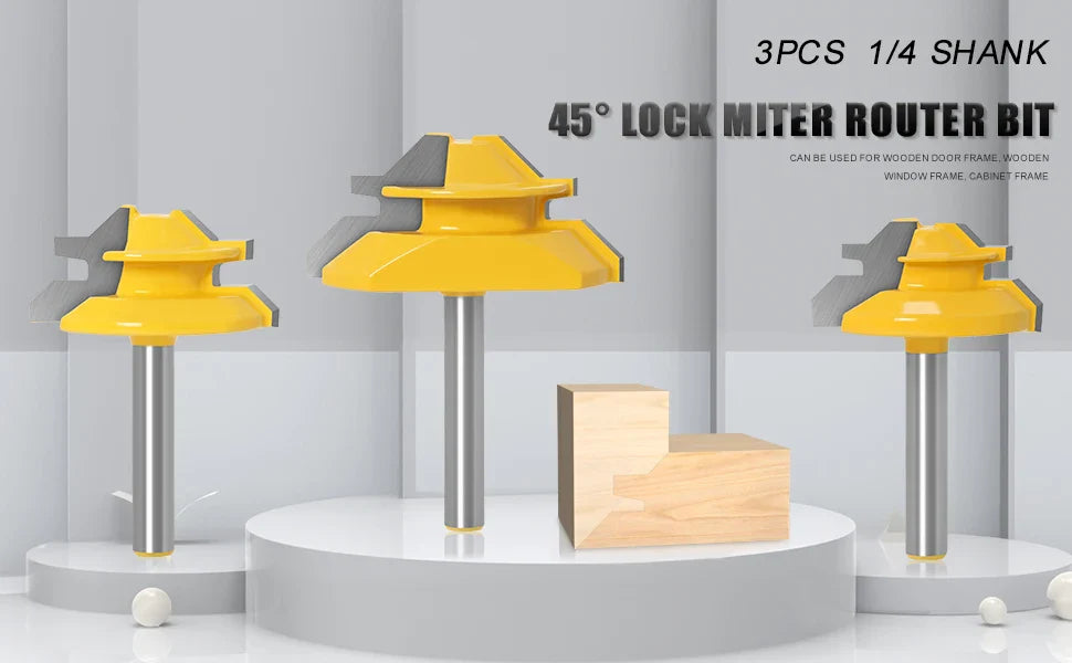 45 Degrees Woodworking Router Bit