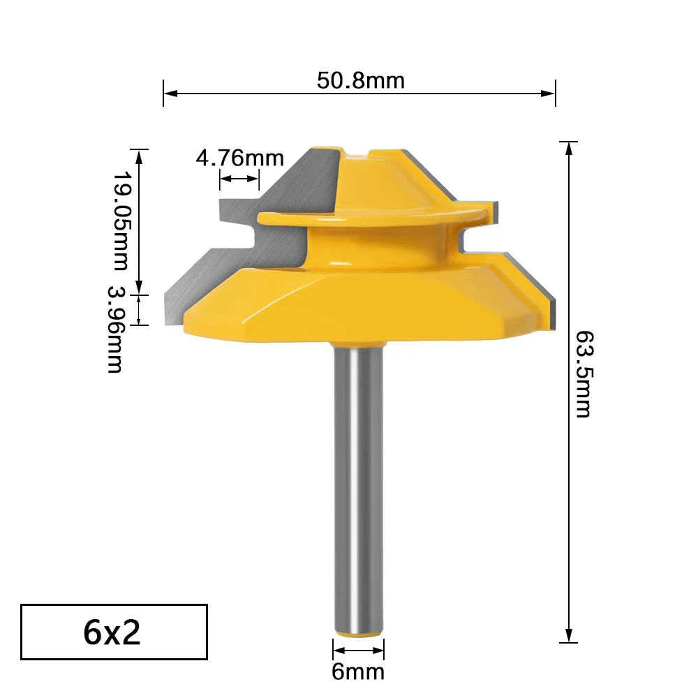 45 Degrees Woodworking Router Bit