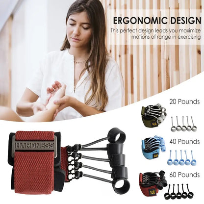 Finger Strength Trainer Resistance Band - Wholesalus