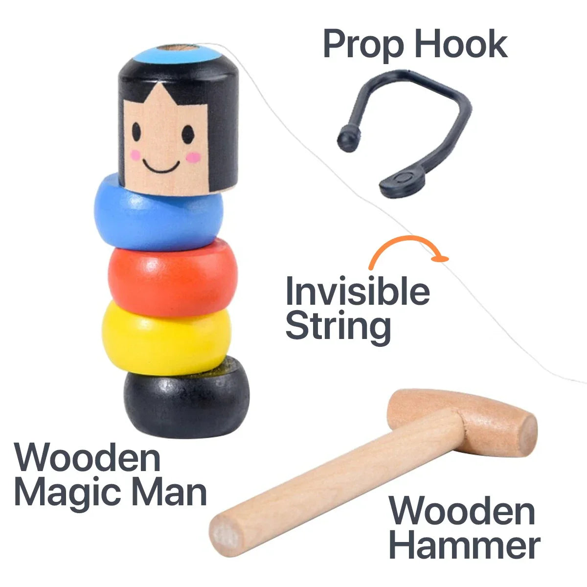 Little Man Toy - 3 Pcs - Wholesalus
