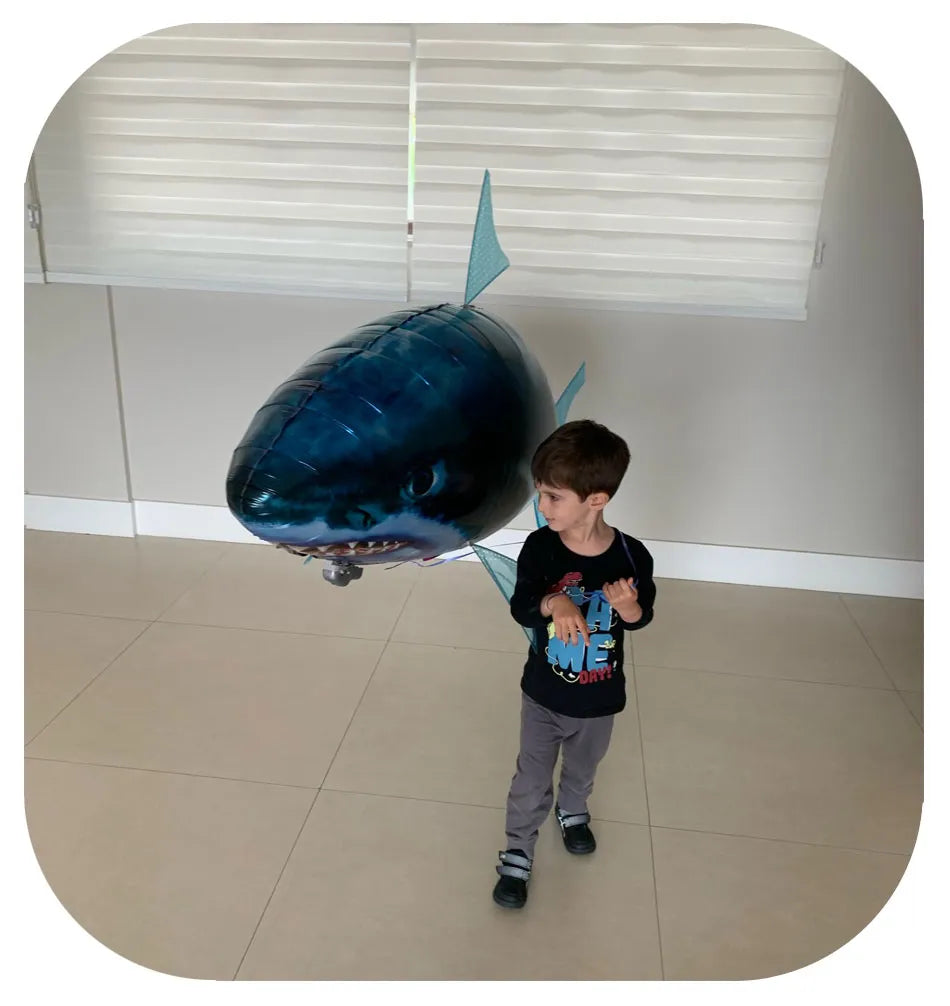 Inflatable Remote Control Shark Fish Toy