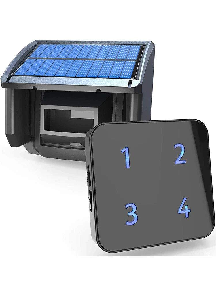 Solar Wireless Long Range Motion Sensor System