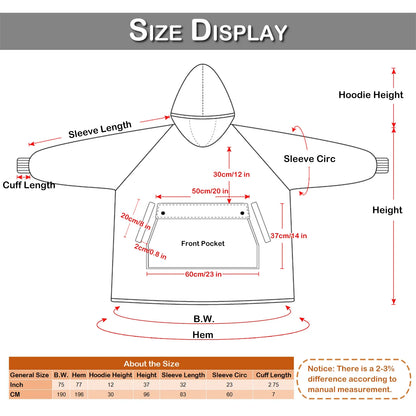 Heating oversized Hoodie - Wholesalus