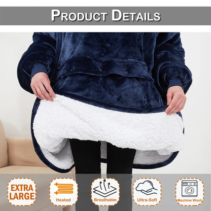 Heating oversized Hoodie - Wholesalus