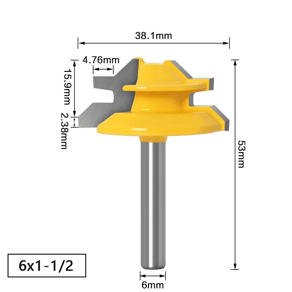 45 Degrees Woodworking Router Bit