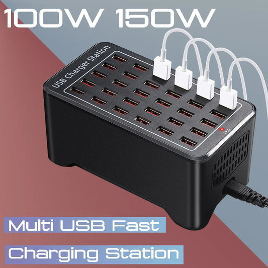 Desktop Multiple USB Charging Hub - Wholesalus