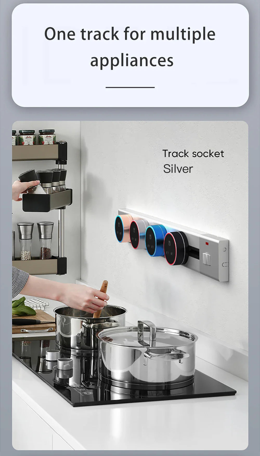 Wall-Mounted Sliding Socket - Wholesalus