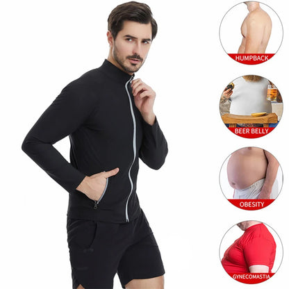 Sauna Sweat Compression Vest and Jacket - Wholesalus