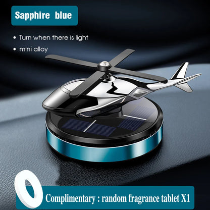 Helicopter Solar Car Air Freshener - Wholesalus