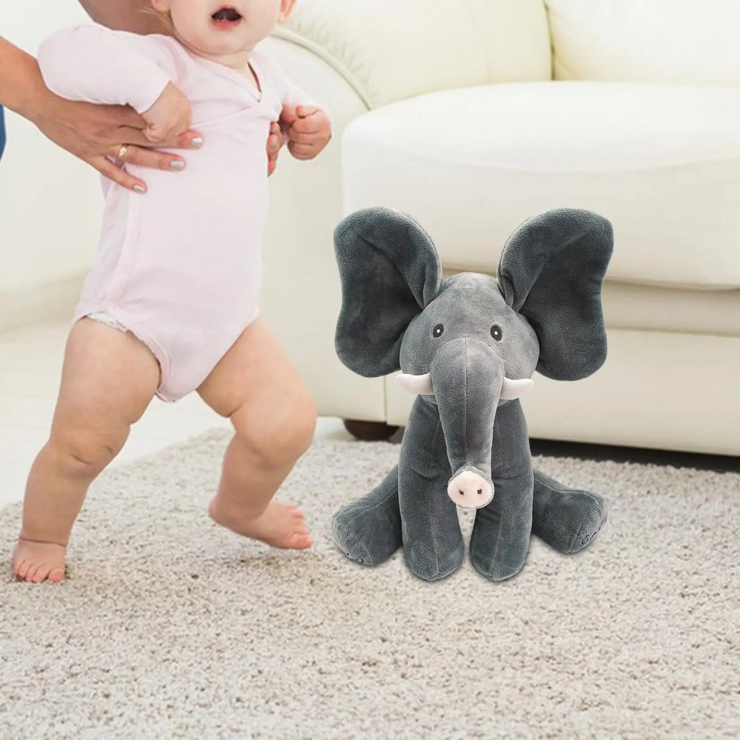 Plush Elephant Musical Toy