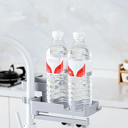 Double Floor Faucet Swivel Sponge Drain Rack - Wholesalus