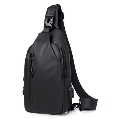 Waterproof Chest Bag with USB Charging Interface - Wholesalus