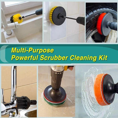 Drill Attachment Scrub Brush Kit - Wholesalus