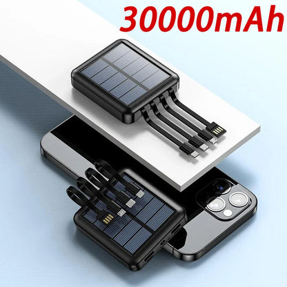 4 in 1 Solar Charging Power Bank - Wholesalus
