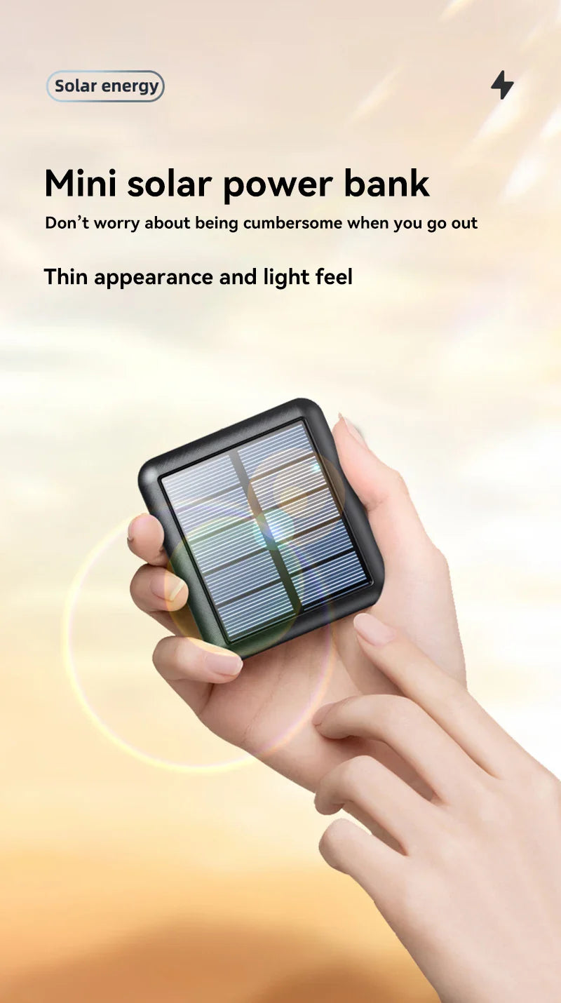 4 in 1 Solar Charging Power Bank